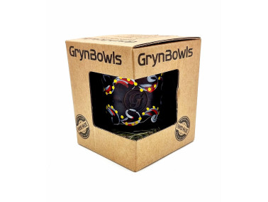 Чаша для кальяна GrynBowls Accent рисованные белые цветы