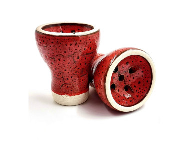 Чаша для кальяна GrynBowls Mummy глазурь красная