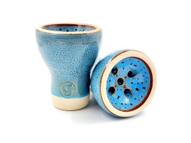 Чаша для кальяна GrynBowls Mummy глазурь синяя