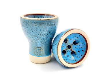 Чаша для кальяна GrynBowls Mummy глазурь синяя