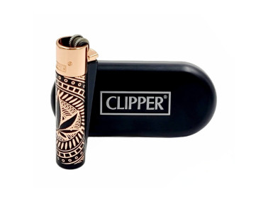 Зажигалка Clipper цвет Rasta#4 черно-бронзовый