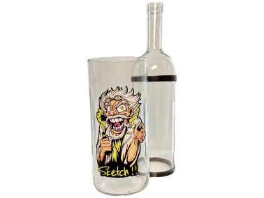 Водний бонг для куріння з скла «Crazy Professor»