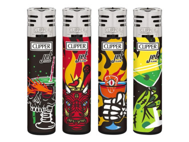 Зажигалка турбо Clipper Jet Cocktail