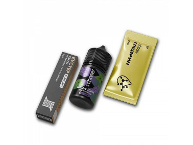Набор для самозамеса Chaser Lux Grape Mint 65 мг 30 мл со вкусом винограда и мяты