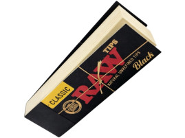 Паперові фільтри для самокруток RAW Black Tips Classic