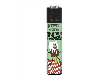 Зажигалка Clipper Classic Ice Cream Cone Green