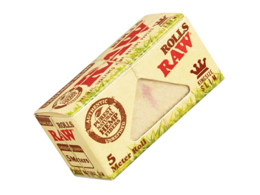 Бумага для самокруток в рулоне RAW Rolls  Slim Organic Hemp 5 метров