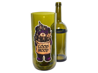 Бонг - Воднік для куріня з скла «Good Mood Black»