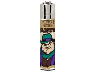 Зажигалка Clipper mini "Wanted Gang" #2