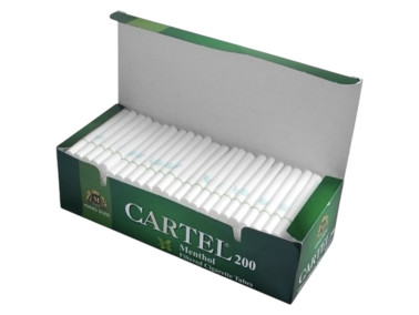 Гильзы для сигарет  "CARTEL" Menthol (ментол) 200 шт