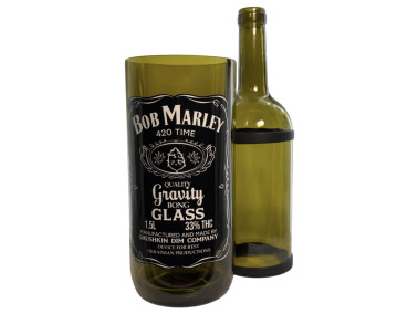 Водный бонг для курения «Bob Marley» Black