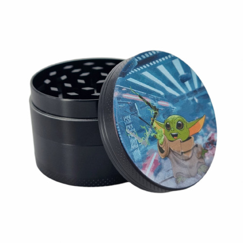 Набор для курения с стеклянным бонгом из 10 предметов "Rukioo"  Yoda