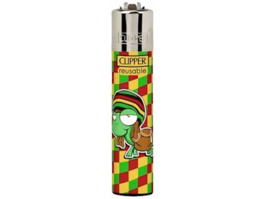 Зажигалка Clipper mini "Rasta Animals" #3