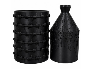 Акриловий водний для куріння з кришкою Black