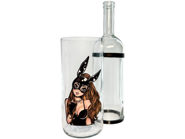 Бонг - Водник для курения из стекла "Bunny girl"