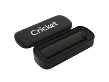 Зажигалка Cricket Deluxe металл турбо (черный)