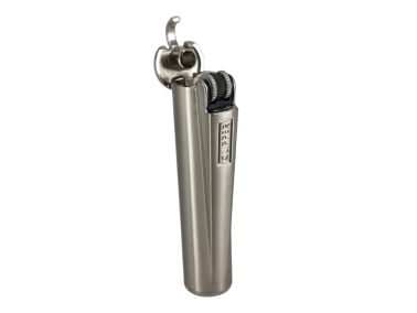 Зажигалка Clipper металл бензиновая Silver (Мат)