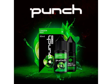 Набор для самозамеса Punch Green Mix 30 мл 50 мг со вкусом яблока, киви и мяты