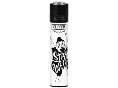Зажигалка Clipper Classic Stay Weird #1
