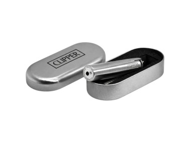 Зажигалка Clipper Jet металл турбо (металлик-глянц)