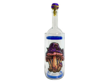 Бонг - Водник для курения из стекла «World of mushrooms Violet»