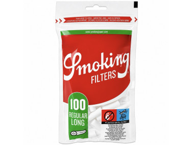 Фильтра для самокруток SMOKING REGULAR LONG 8х22 мм (100 шт)