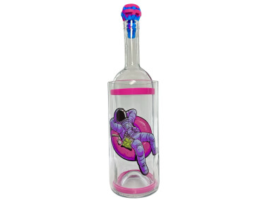 Бонг - Водник для курения из стекла «Astronaut» Pink