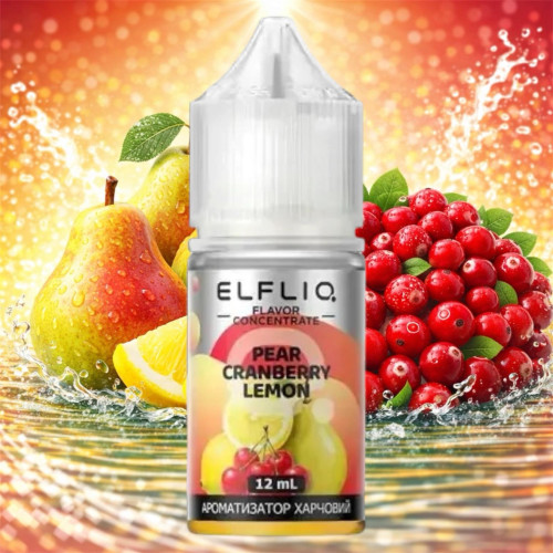 Набор для самозамеса Elf Liq Pear Cranberry Lemon 30 мл 50 мг со вкусом груши, клюквы и лимона
