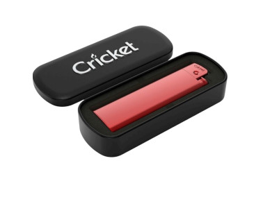 Зажигалка Cricket Deluxe металл турбо RED Глянец
