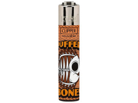 Зажигалка Clipper Skeleton Fish Series Orange