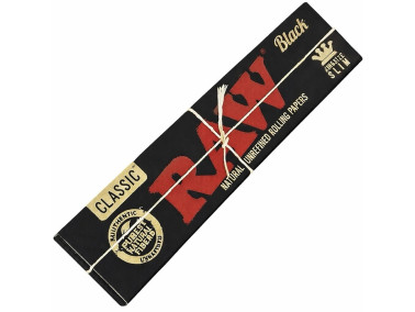 Бумага для самокруток RAW Classic KS  Slim Black 110мм