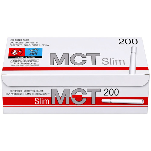 Гильзы для сигарет MCT Slim Red 6.5 200 шт (20мм)