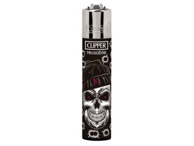 Зажигалка Clipper Classic "Astro Skulls" #1