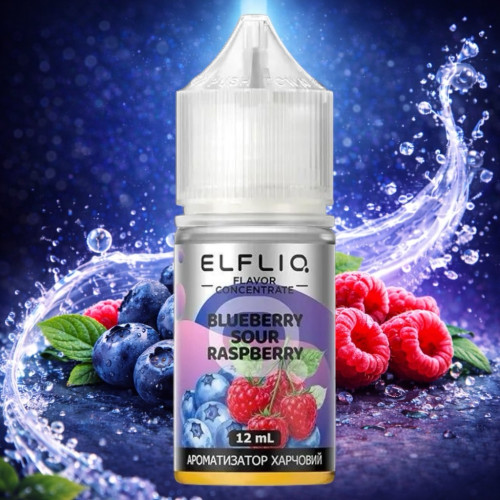 Набор для самозамеса Elf Liq Blueberry Sour Raspberry 30 мл 50 мг со вкусом черники с кислой малиной