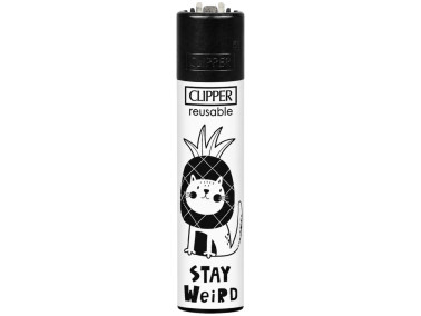 Зажигалка Clipper Classic Stay Weird #4