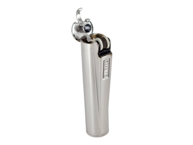 Зажигалка Clipper металл бензиновая Silver 