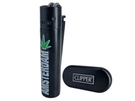 Зажигалка Clipper металл Amsterdam