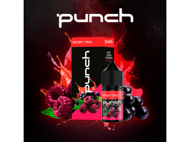 Набор для самозамеса Punch Berry Trio 30 мл 50 мг со вкусом арбуза, малины и смородины