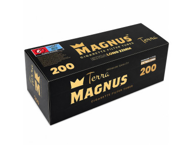 Гильзы для набивки сигарет Magnus Terra Extra Long 22мм 200 шт (Коричневые)