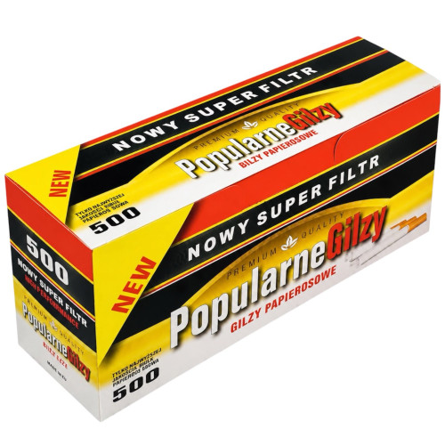 Гильзы для сигарет Popularne Gilzy 500 шт