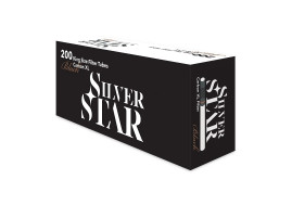 Гильзы для сигарет Silver Star Carbon Black Filter Tube X-Long 24мм