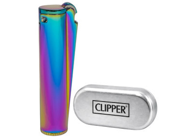 Зажигалка Clipper металл бензиновая Chameleon