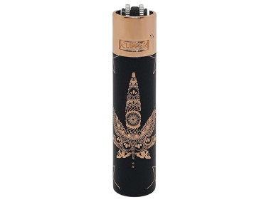 Зажигалка Clipper цвет Rasta Lux черно-бронзовый