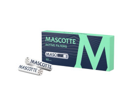 Фильтра для самокруток  кокосовый угольные MASCOTTE ACTIVE 6x27 мм (10 шт)