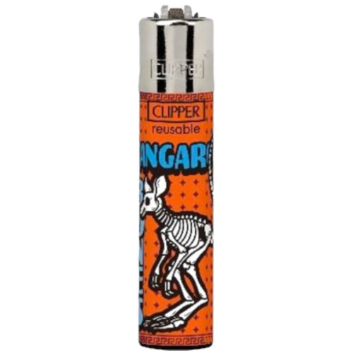 Зажигалка Clipper Classic Wild Bones Orange