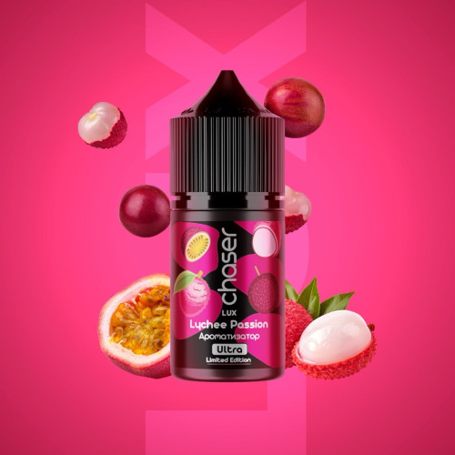Набор для самозамеса Chaser Lux Lychee Passion 50 мг 30 мл со вкусом личи и маракуи