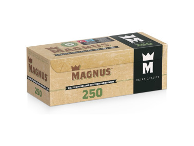 Гильзы для набивки сигарет Magnus peper BIO 250 шт. (Бумажный фильтр)