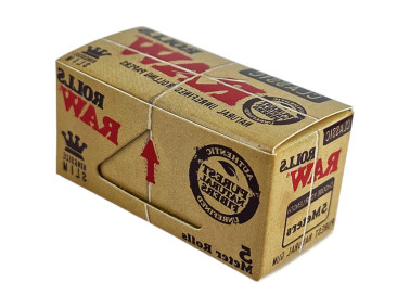 Папір для самокруток у рулоні RAW Rolls Classic Slim  5 метрів