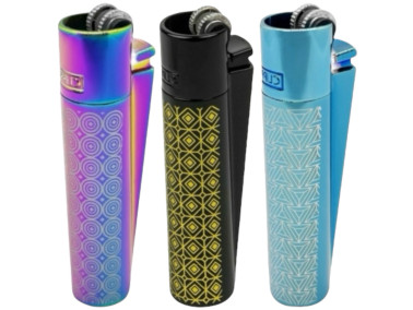 Зажигалка металл Clipper Display