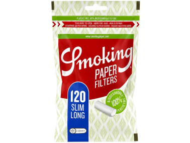 Фильтра для самокруток SMOKING PAPER SLIM LONG 6х22 мм (120 шт)